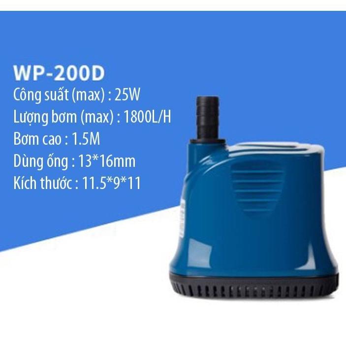 Máy bơm chìm bể cá SOBO hút cặn đáy bơm hồ koi sobo WP 100d WP 200D WP 300D WP 500D WP 700D