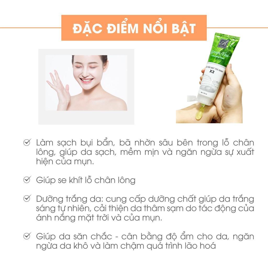 Bộ Acosmetics VIP02 gồm 1 Sữa rửa mặt 120ml + 1 Nạ Detox 80ml + 1 Serum 50ml + 1 Kem Face 50g