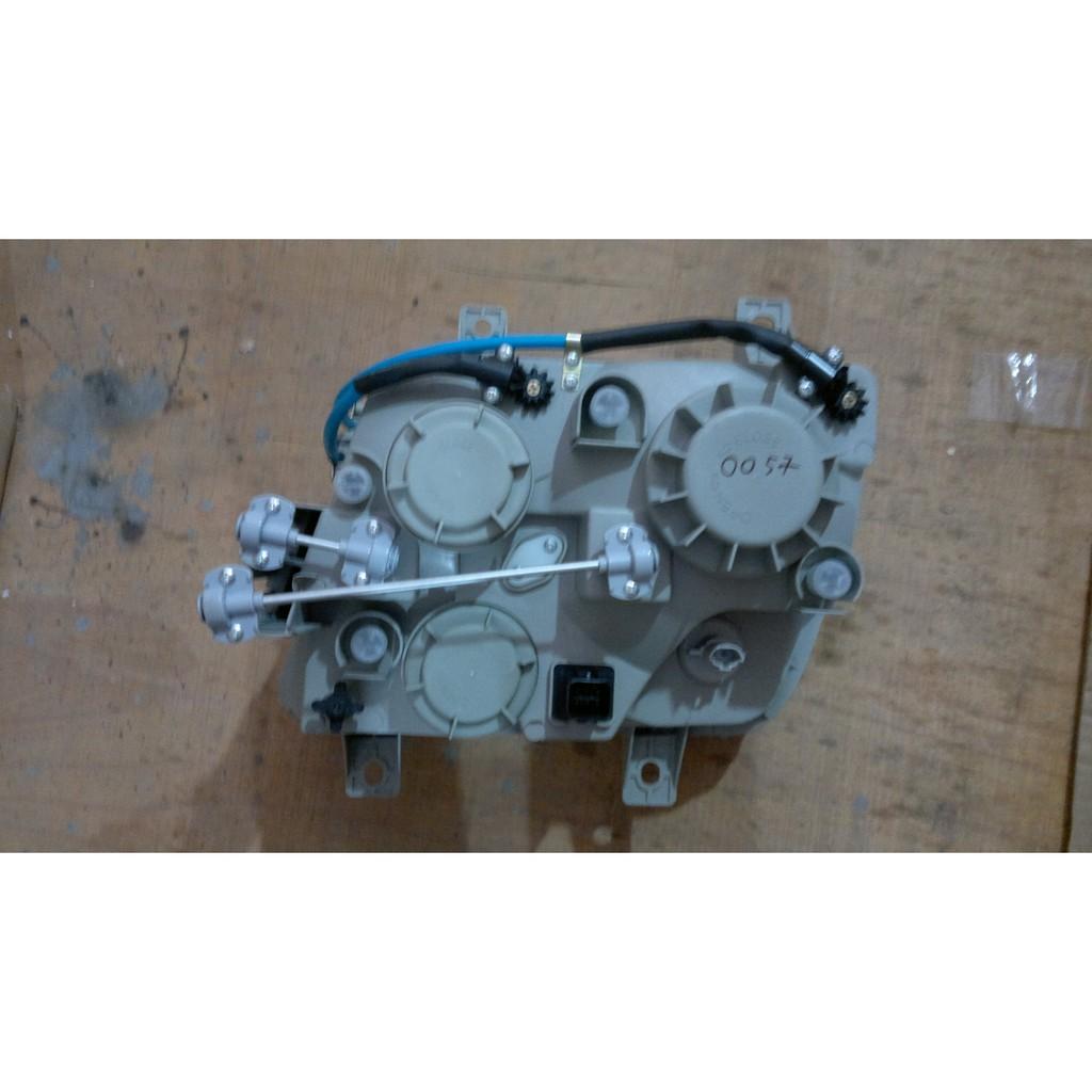 Đèn pha xe tải lắp cho xe ben Auman 3 chân, thùng 9 tấn bóng bi xenon, hàng đẹp, 24v