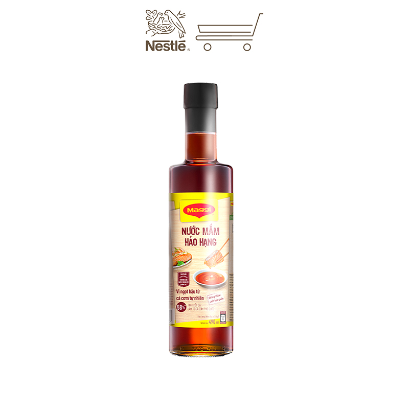 Nước mắm Maggi hảo hạng chai thủy tinh 490ml