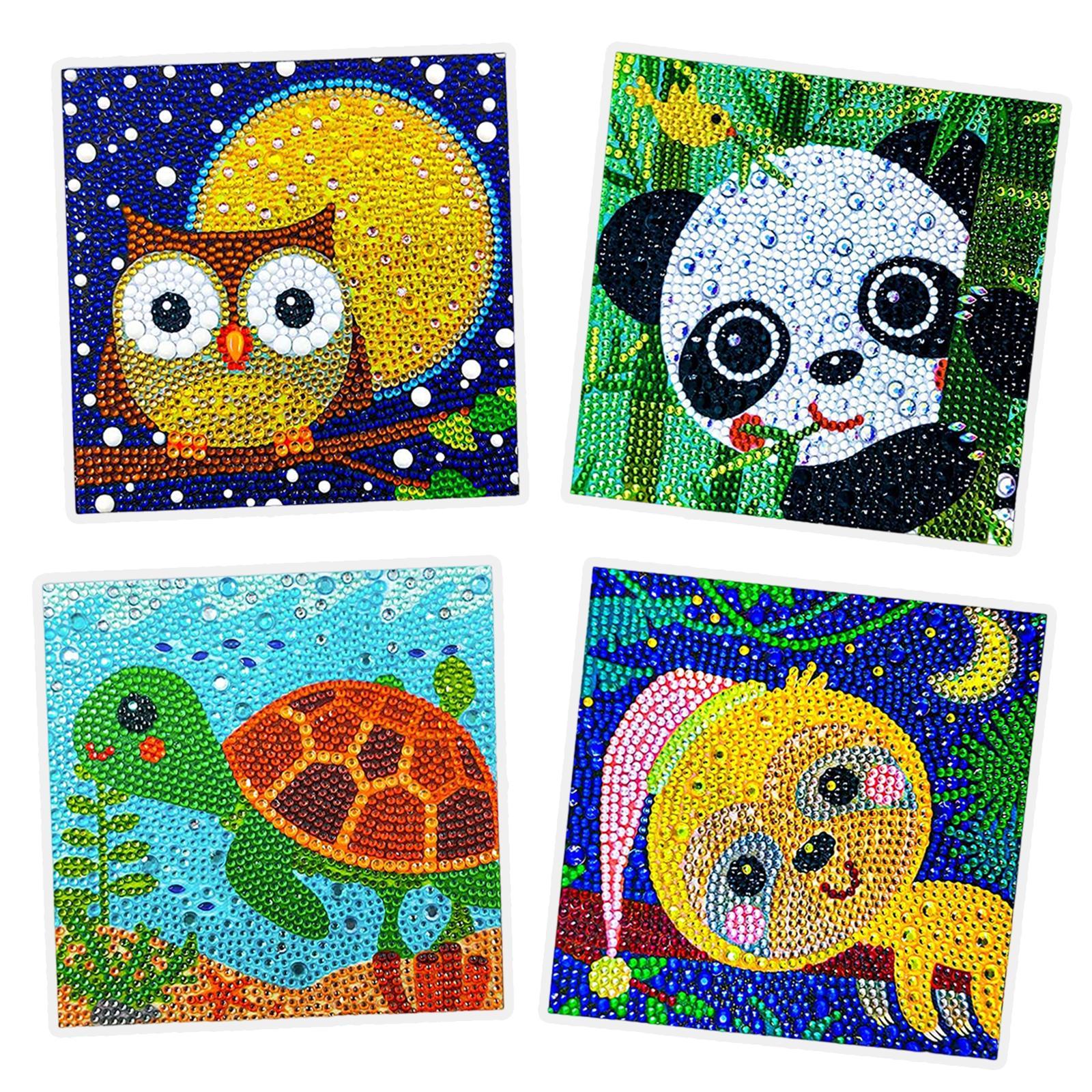 DIY 5D diamond paint Kit with Wooden Frame Cute for home Beginners