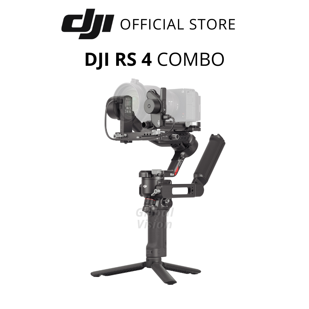 Gimbal máy ảnh DJI RS 4 chống rung cho camera DSLR và Mirrorless tải trọng đến 3kg, quay dọc linh hoạt (DJI RS 4) - Hàng chính hãng