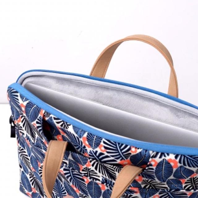 Túi bảo vệ laptop thời trang có quai xách hình lá rùa
