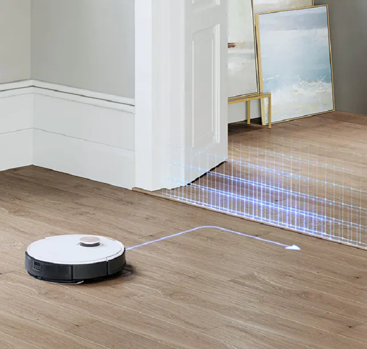 Robot Hút Bụi Lau Nhà Ecovacs Deebot T8 Max - Phiên Bản Nội Địa, Bảo Hành Chính Hãng 24 tháng - Chế Độ Lau Rung Ozmo Pro, Dung Lượng Pin Lớn 5200mAh