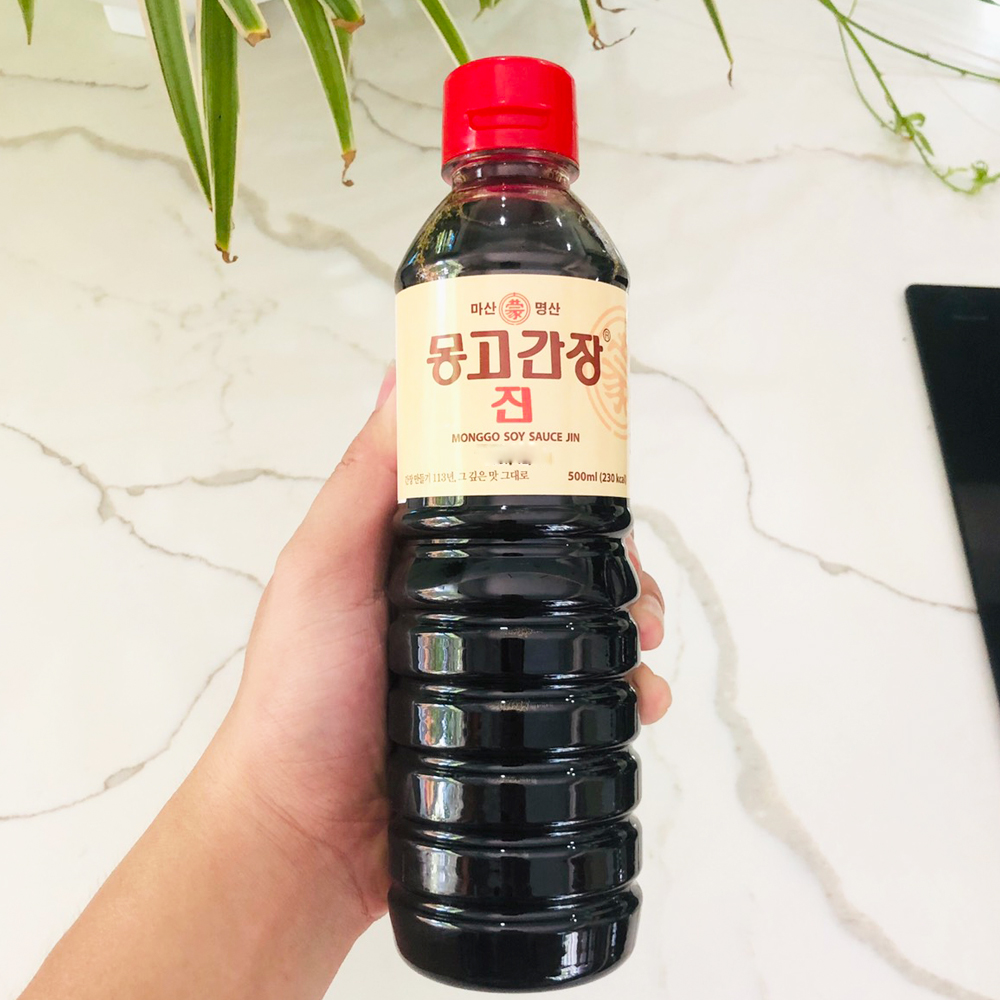 Nước Tương Monggo Jin Hàn Quốc 500ml (Monggo Soy Sauce Jin)