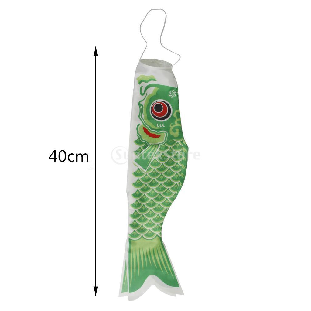 4pcs 16" Koi  Carp Wind Sock   Flag Hanging Decor
