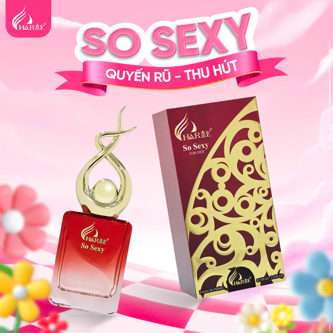 Nước Hoa Nư CHARME SO SEXY 100ml50ml Lưu Hương Lâu Phong Cách Quyến Rũ, Nổi BậtNước Hoa Chính Hãng - 100ml