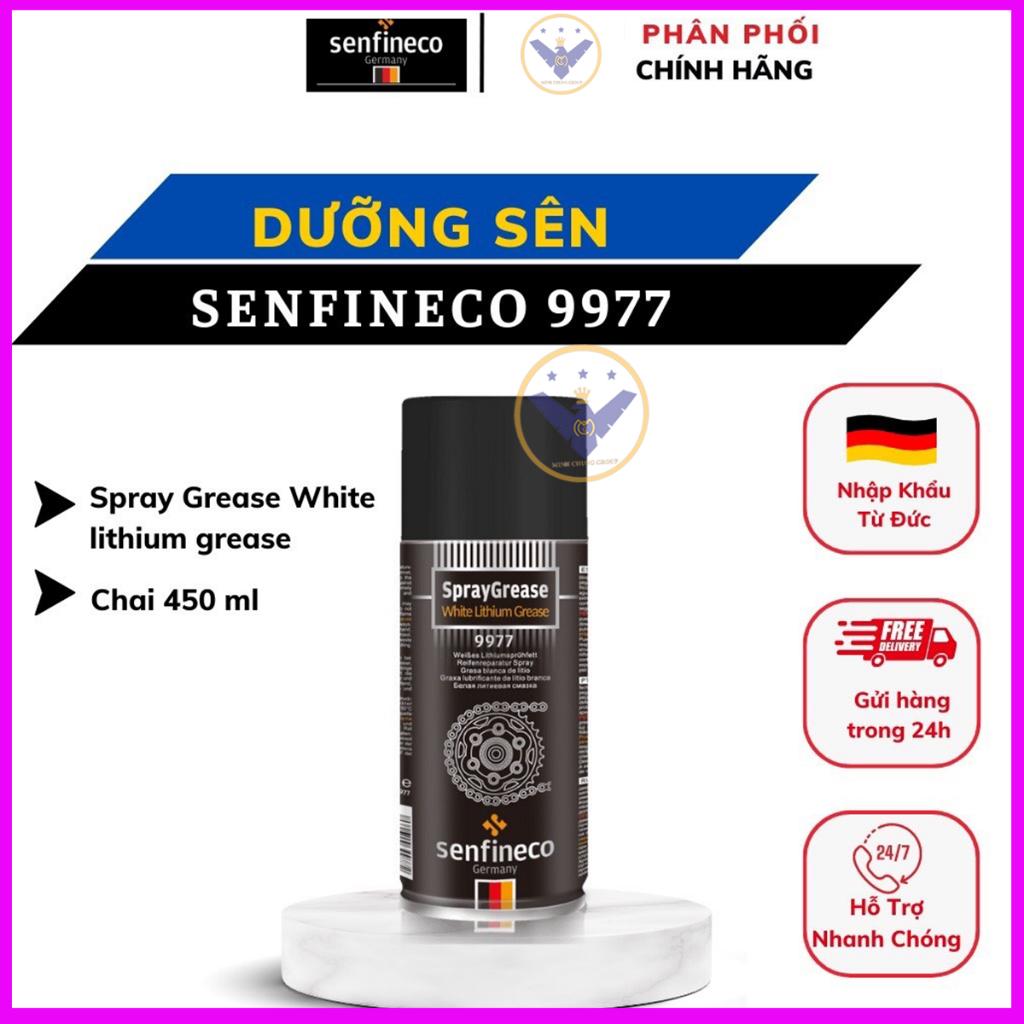 Chai Dưỡng sên SENFINECO 9977 450ml Chống Văng - Made in Germany - Cao Cấp