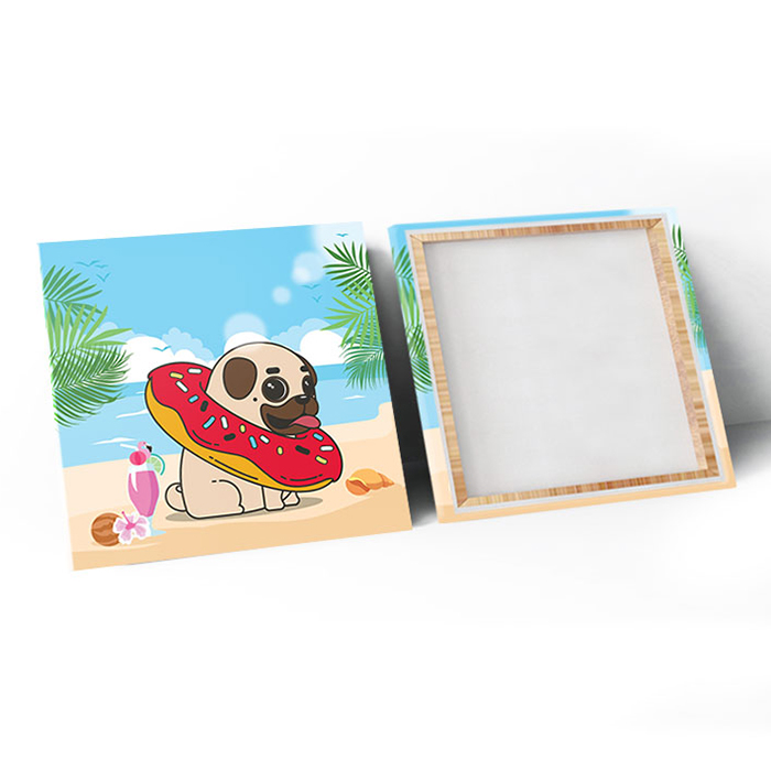 Tranh Canvas "4 Mùa Của Pug" - W131