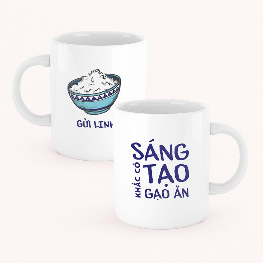 Ly cốc sứ quà tặng ( IN THEO YÊU CẦU ). FREE thiết kế