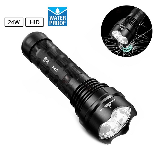 Đèn pin SupFire HID 24W độ sáng siêu khủng 1600Lumen