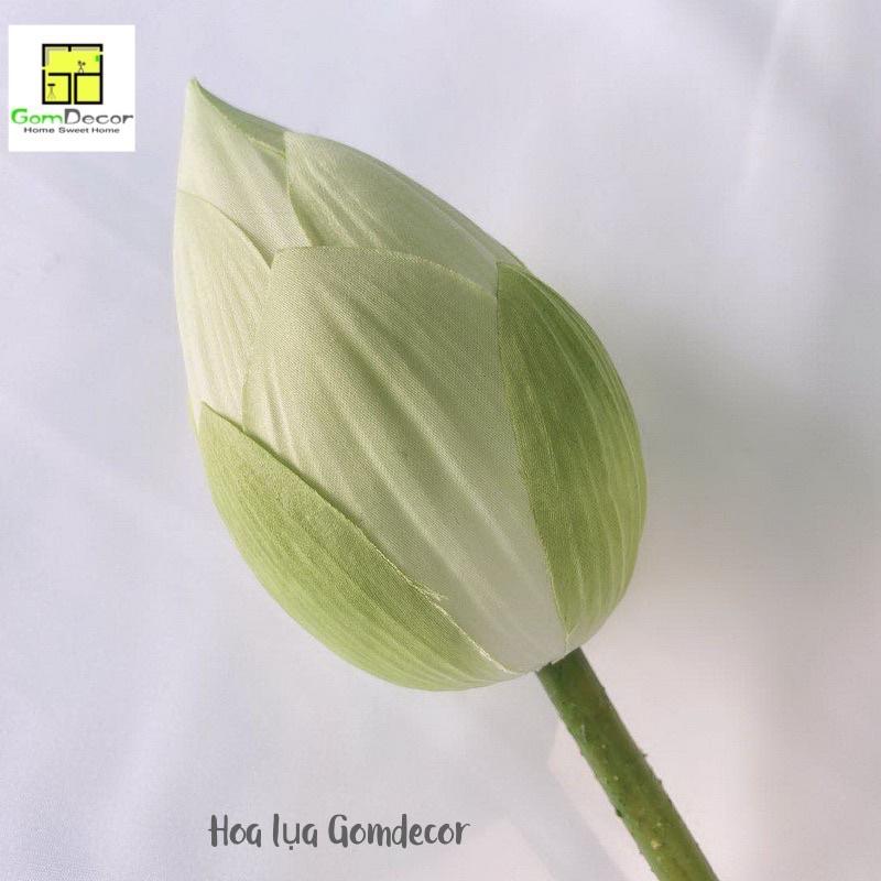 Hoa sen giả hoa sen lụa đẹp siêu cao cấp đẹp tự nhiên như thật bông sen giả