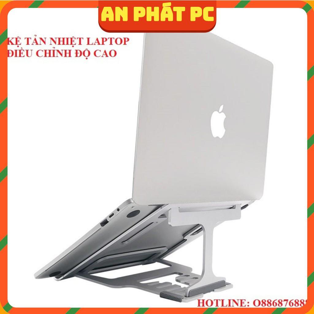 Giá đỡ laptop nhôm tản nhiệt có thể gấp gọn SE-S35 kích thước lớn, 5 mức điều chỉnh.