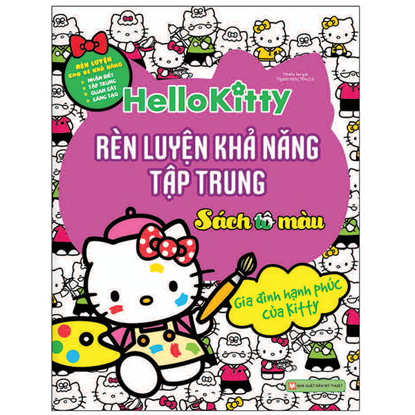 Bộ 4 Cuốn Hello Kitty- Sách Tô Màu: Rèn Luyện Khả Năng Cho