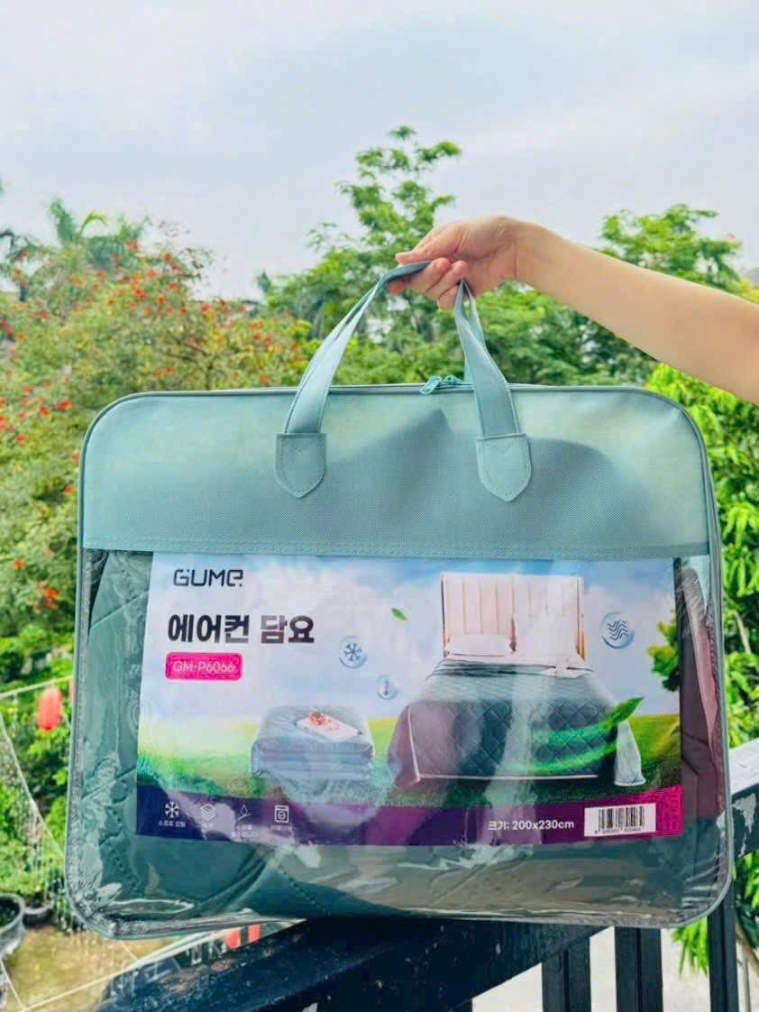 Chăn điều hoà Hàn Quốc GM-P6066, chăn lạnh thoáng khí, Kích thước 2mx2m3, mềm mịn thoải mái 4 mùa