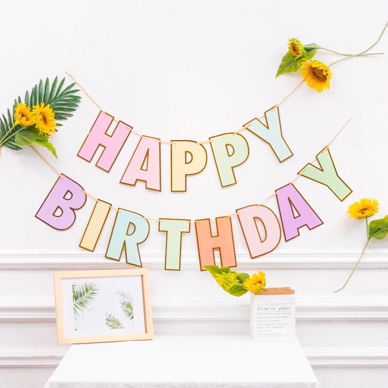 Dây chữ HAPPY BIRTHDAY