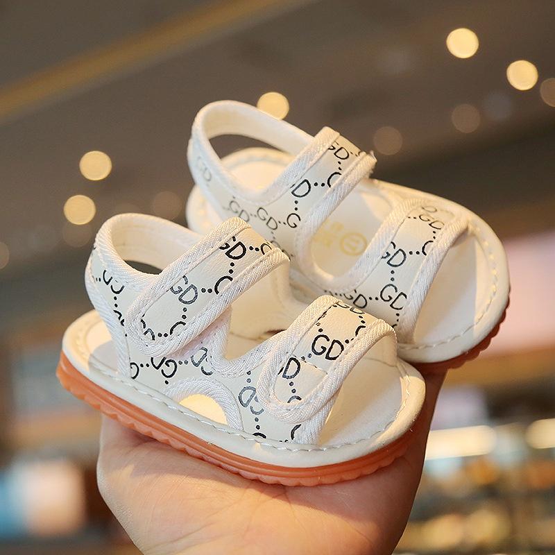 Sandal tập đi cho bé trai phong cách thể thao năng động có còi kêu