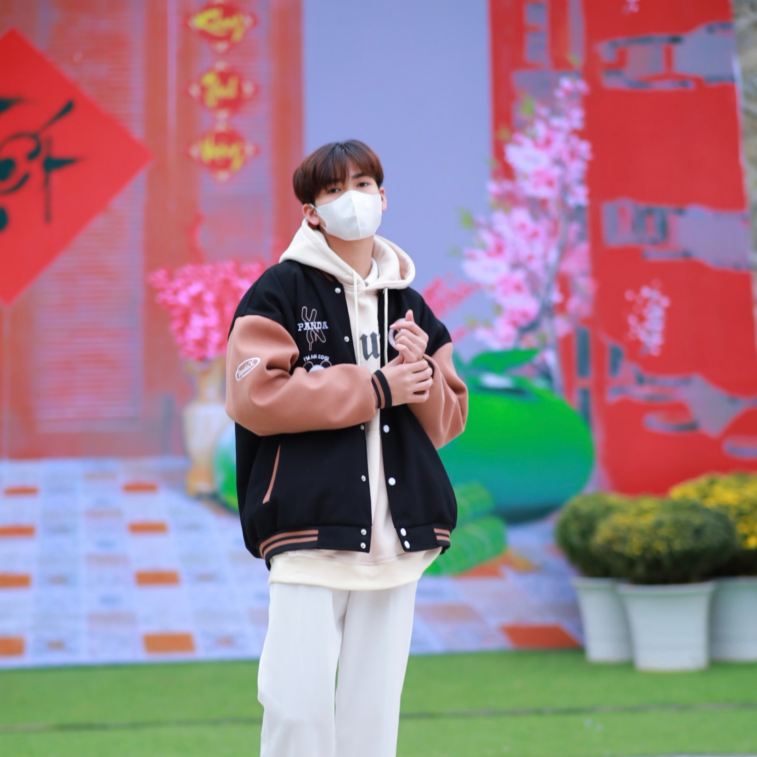 Áo bomber nam nữ Pandax local brand , varsity jacket unisex , khoác bóng chày fullbox