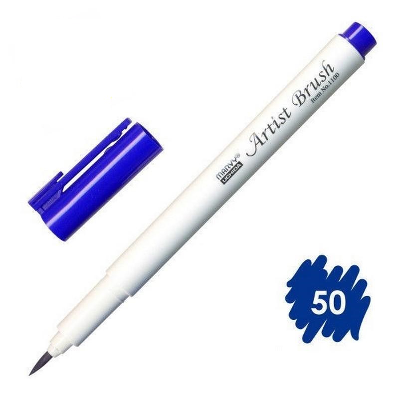 Bút lông đầu cọ viết calligraphy Marvy Artist Brush 1100 - Ultramarine (50)