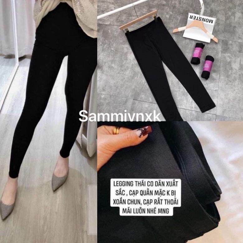 Quần legging cạp cao chống xoắn.️Quần legging thái eo thon chất siêu đẹp️{free ship