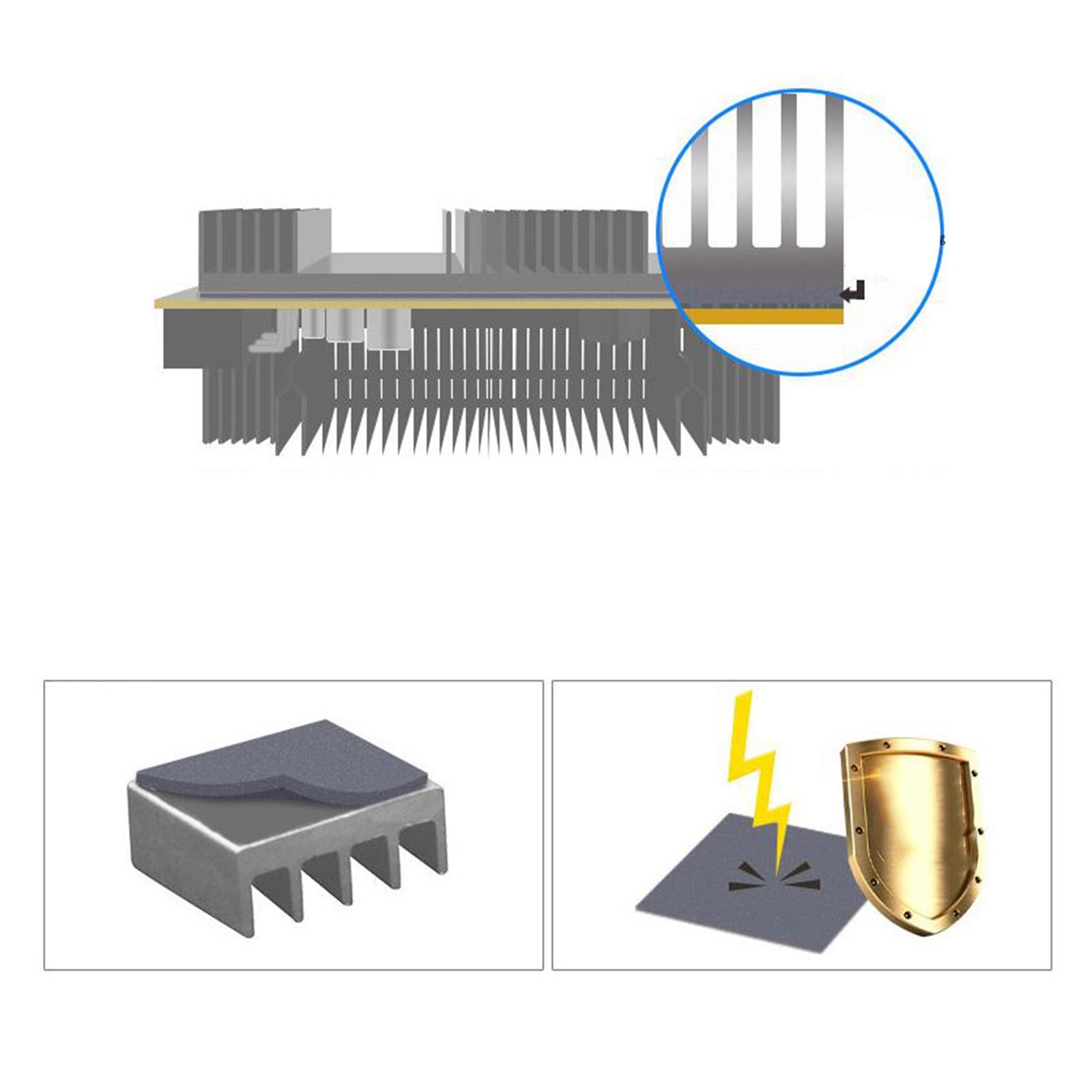 Thermal Pad 13.8 W/ 120x120x1mm for CPU LED Cooler  Filler