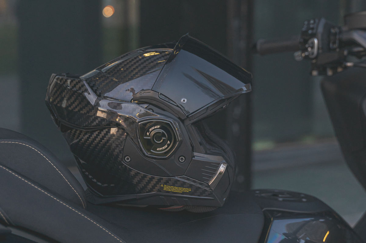 Mũ Bảo Hiểm Fullface Lật Hàm 180độ LS2 FF901 Advant X Carbon