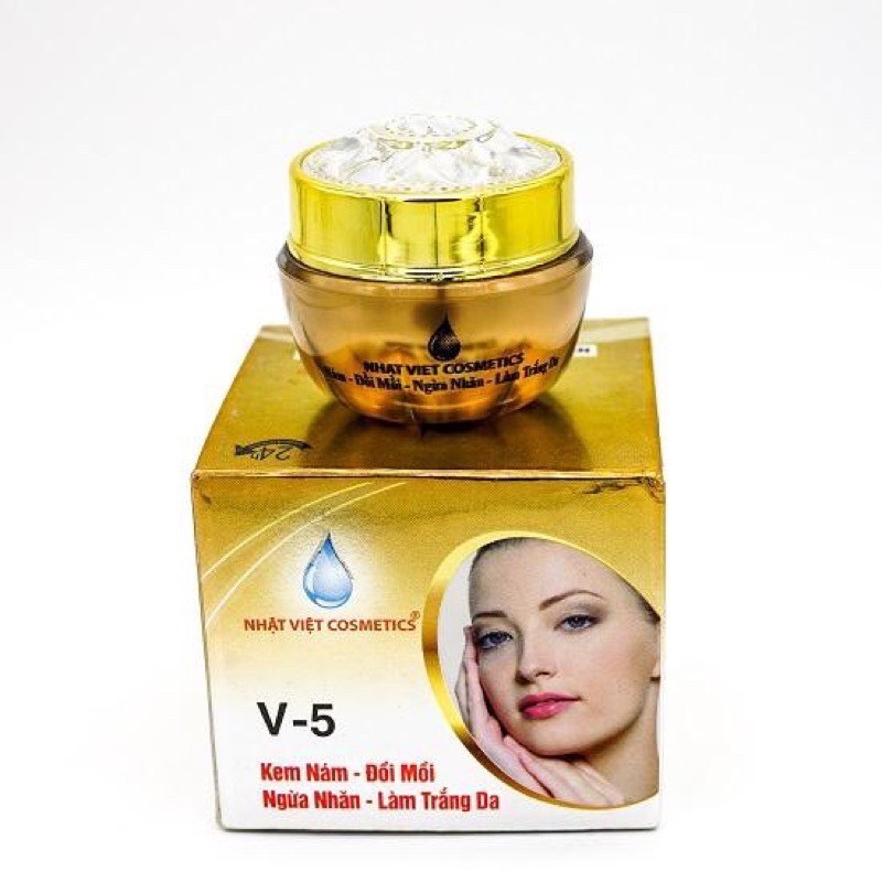 NHẬT VIỆT COSMETICS_Ngọc Trai Đen Sữa Ong Chúa – Kem nám, đồi mồi ngừa nhăn làm trắng da