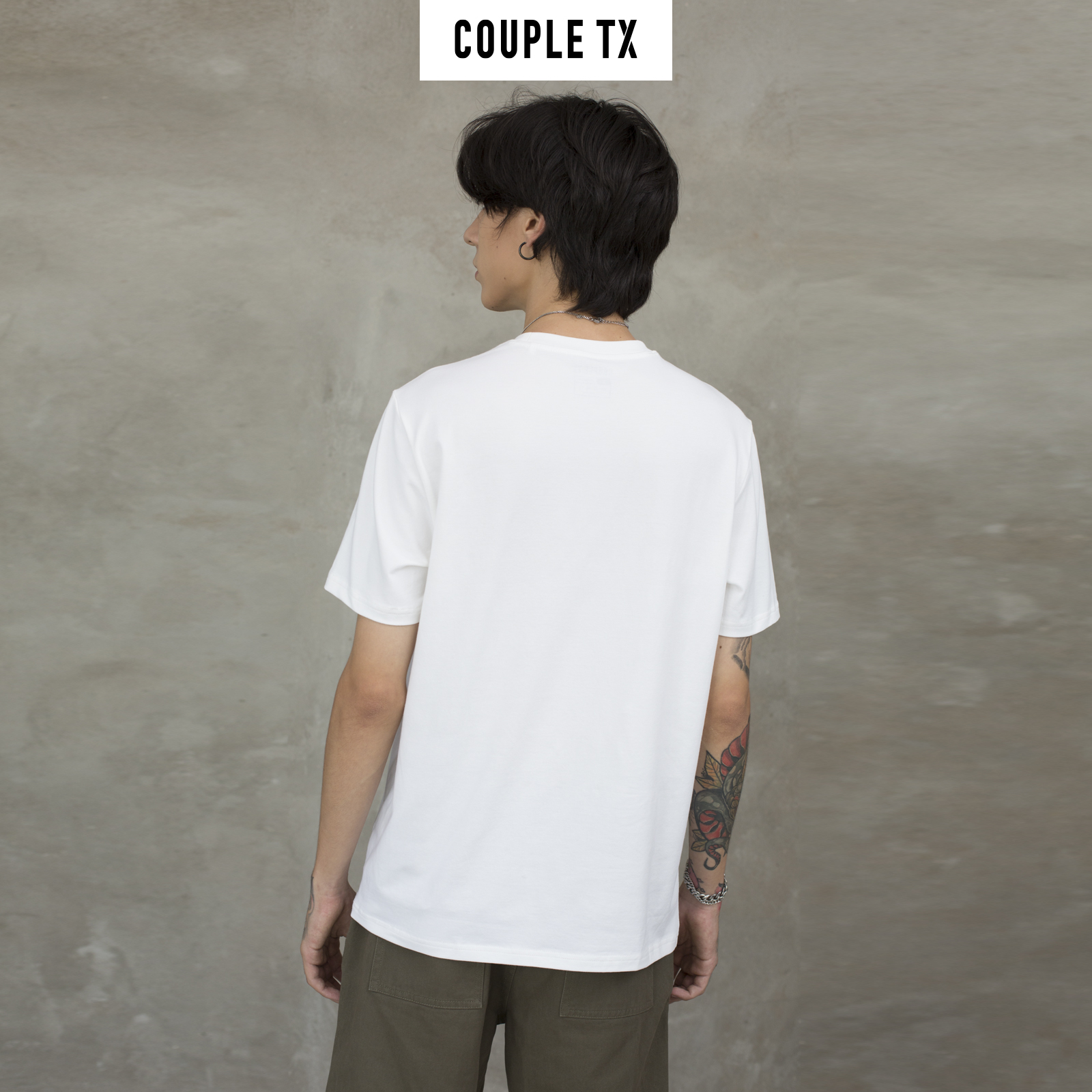 Áo thun Nam Nữ Thêu Typo Paradise Couple TX TS 139