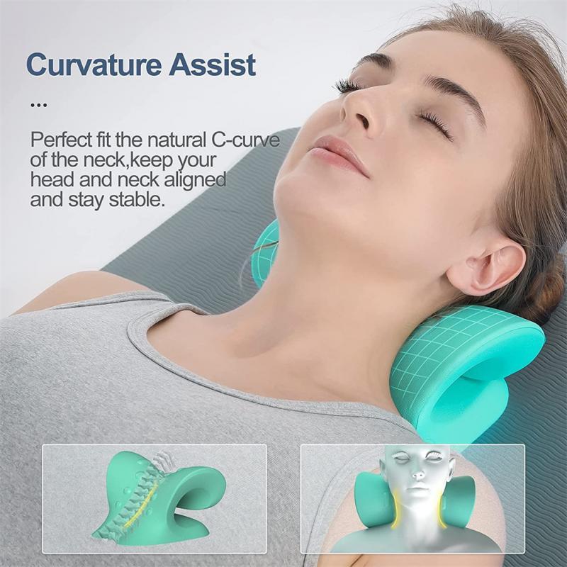 Pu Đốt Sống Cổ Tử Cung Gối Massage Cổ Vai Đốt Sống Cổ Tử Cung Nhào Gối Chỉnh Lực Kéo Vật Lý Trị Liệu Điểm