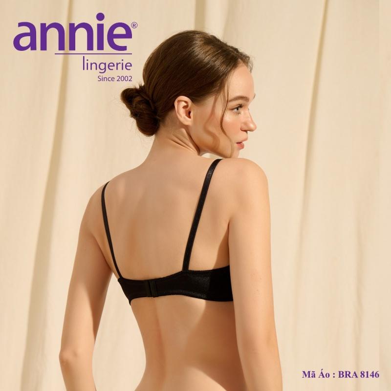 Áo ngực ren mút dày push up cao cấp annie bra 8146 tạo dáng, nâng ngực sexy, vải lót cotton thoáng mát thấm hút mồ hôi