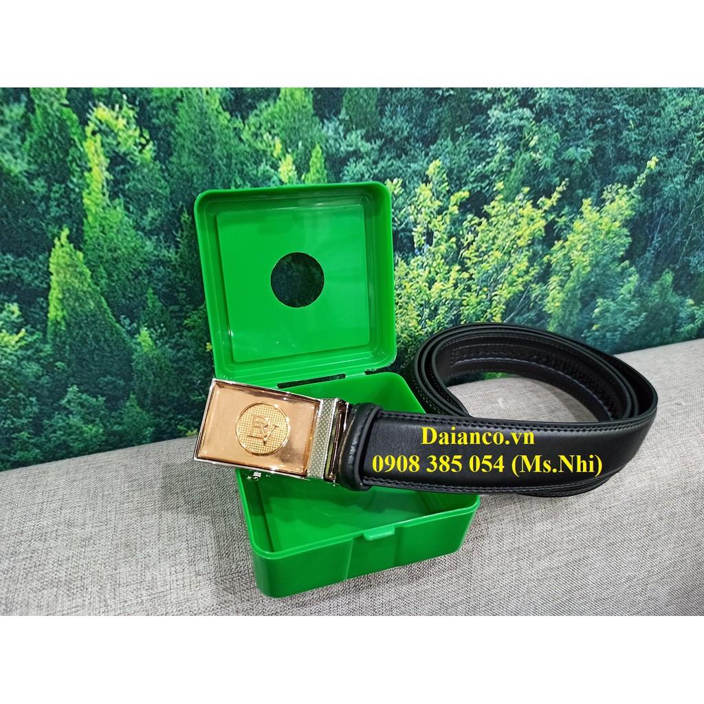 Thắt lưng đồng phục bảo vệ chất liệu da tốt, kèm hộp đựng- Hình thật TLHX