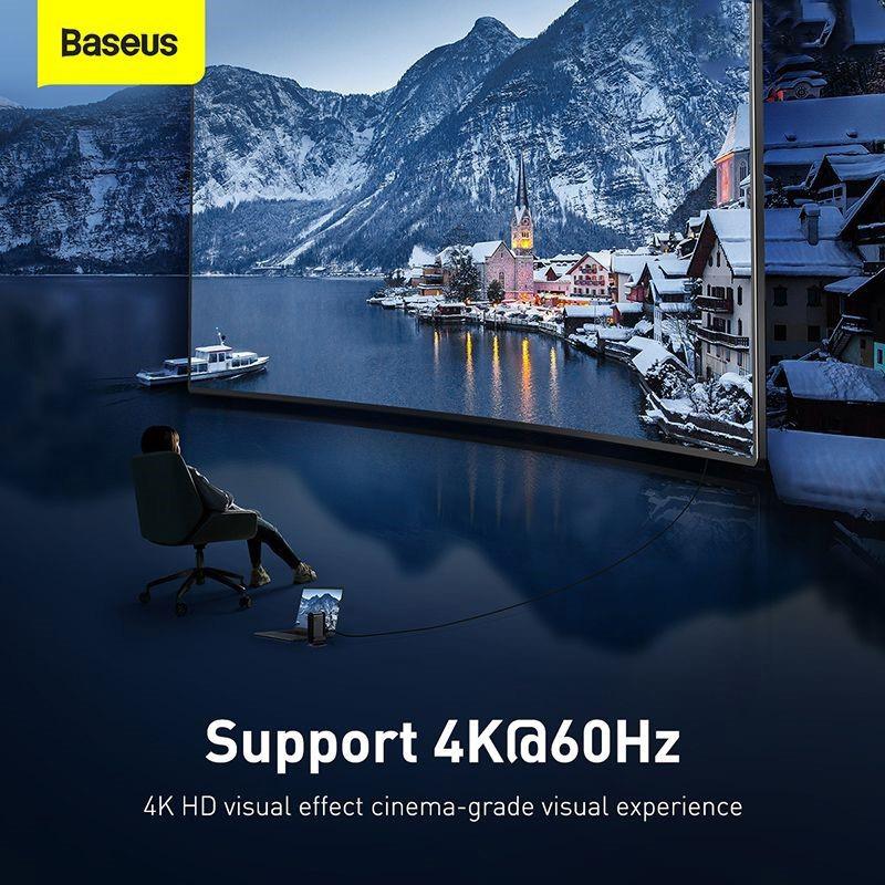Hub chuyển đổi đa năng 16 trong 1 Baseus Working Station Four-Screen - hàng chính hãng