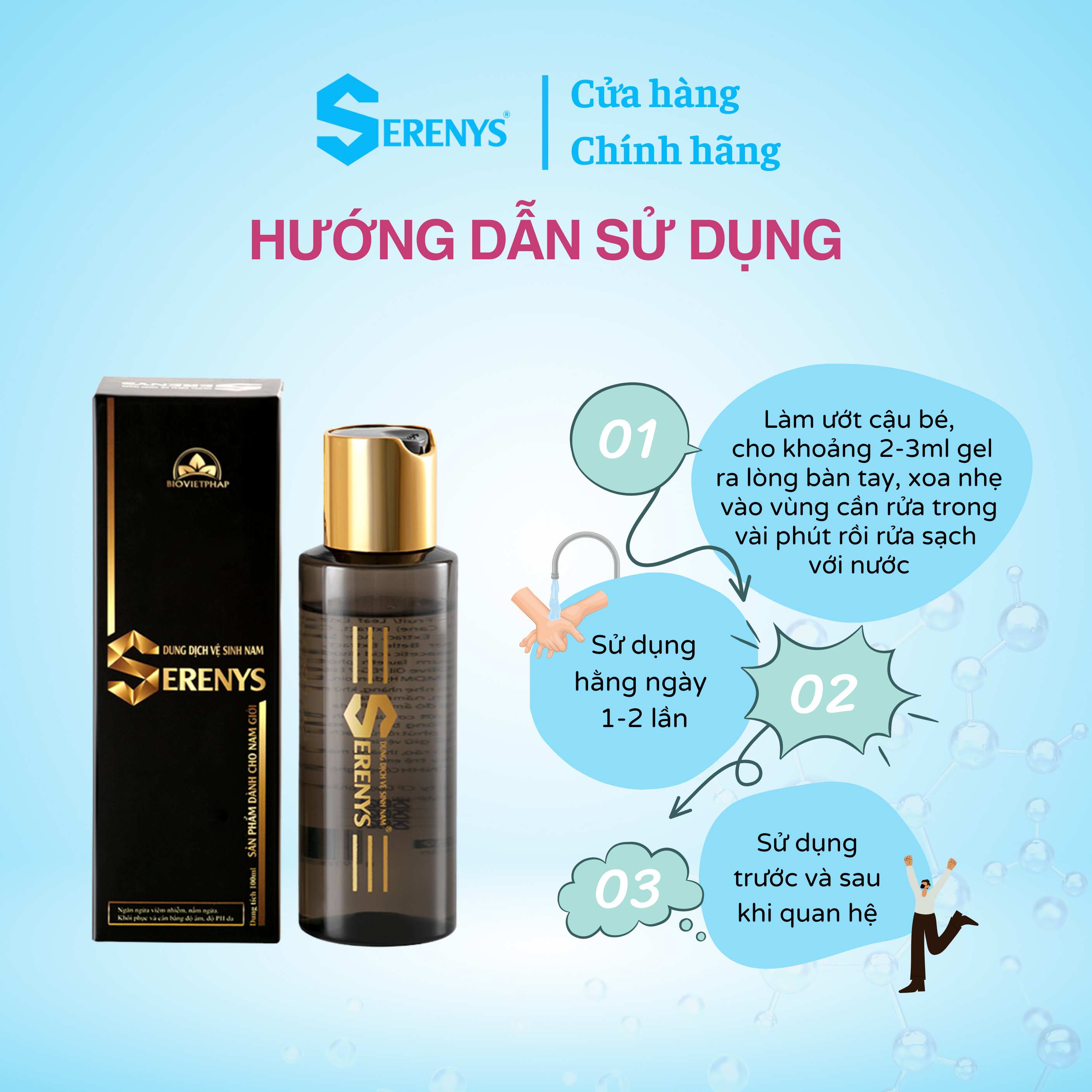 Dung Dịch Vệ Sinh Nam Serenys - 100ml