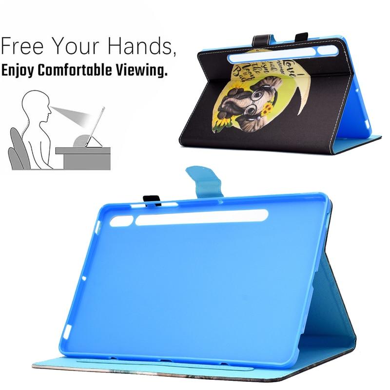 Bao da máy tính bảng chủ đề hoạt hình cho Samsung Galaxy Tab S7 2020 SM-T870 T875 T876 11 inch