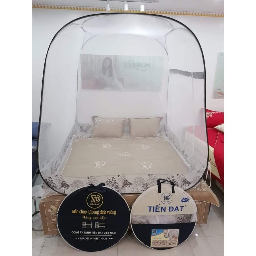 Màn chụp tự bung đỉnh rộng có chân viền vải cao cấp bảo hành khung 1năm