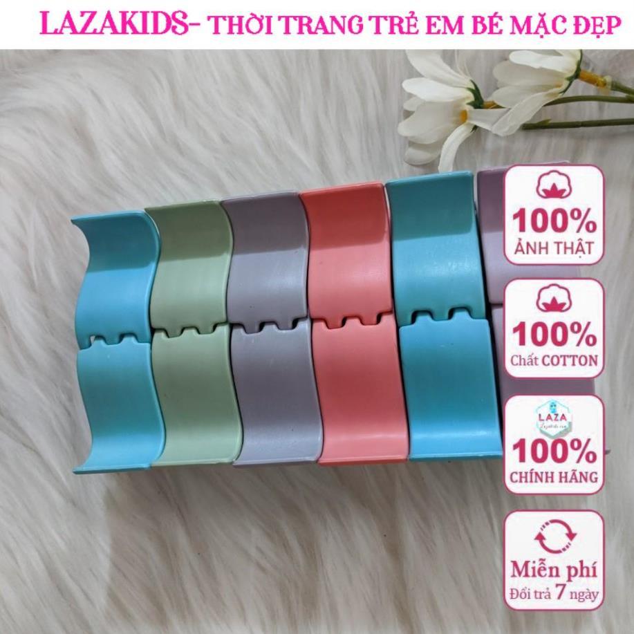 Set 12 kẹp càng cua 5 răng HÀN QUỐC LAZAKIDS nhám mix 6 màu cao cấp ĐẸP XINH HOTTRENDS 2022
