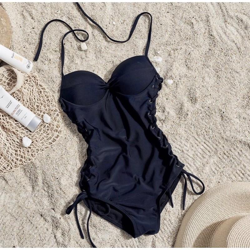 Bikini liền mảnh cúp ngực phối khuy sexy
