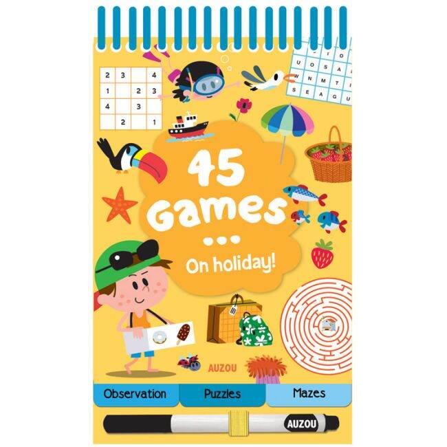 Sách hoạt động trẻ em tiếng Anh - 45 Games... on Holidays!