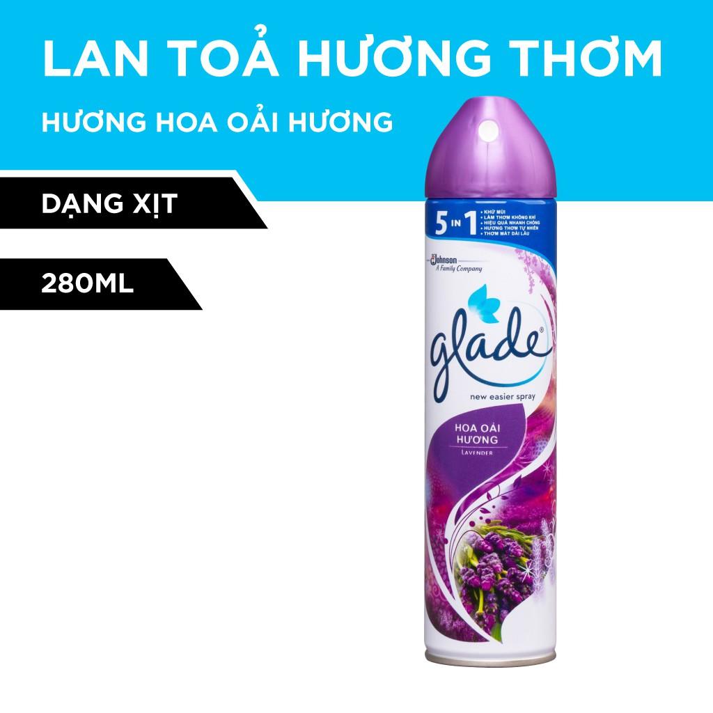 GLADE Xịt thơm phòng Hương Lavender 280ml