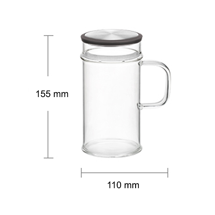 Ly lọc trà thủy tinh Samadoyo LC003A 380ml