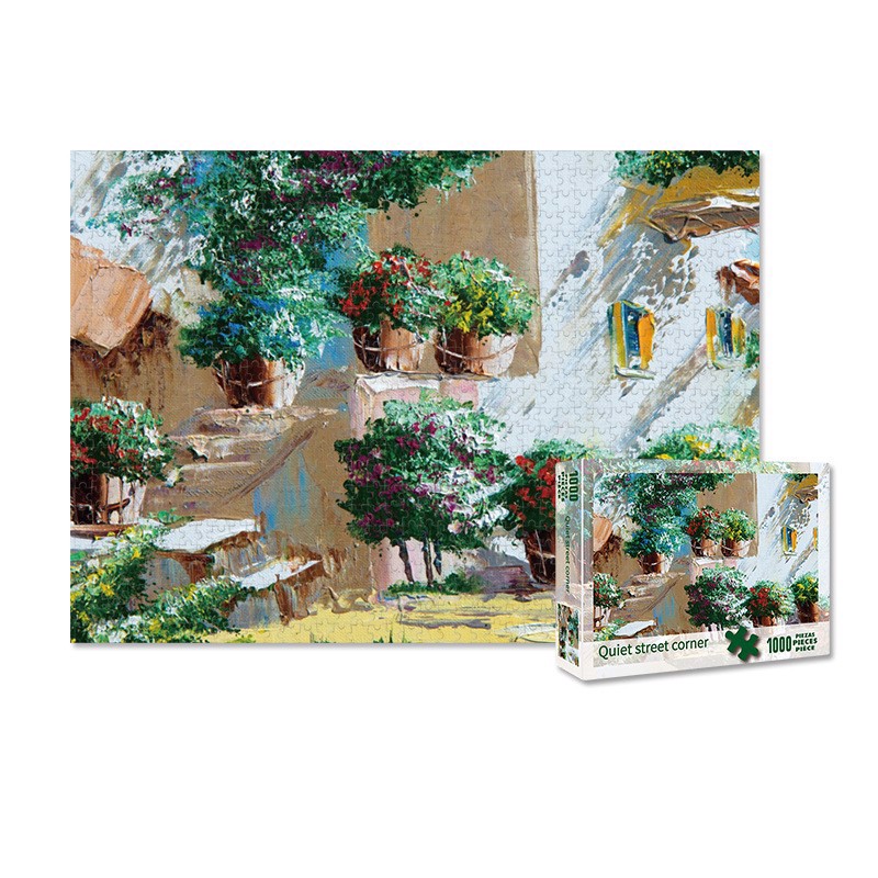 Puzzle Bộ xếp hình 1000 mảnh - Chủ đề tranh sơn dầu