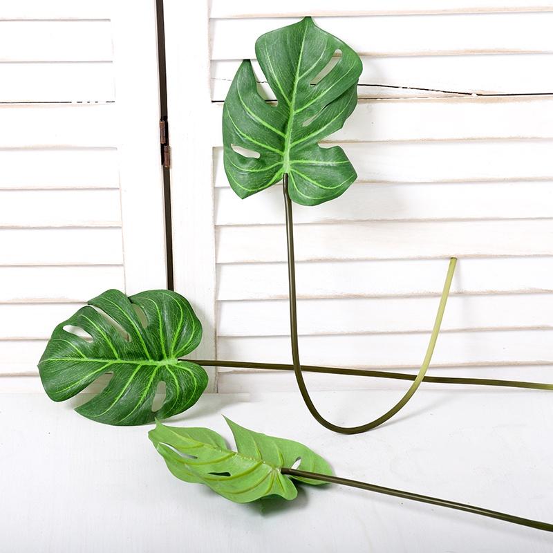Cành Lá Rùa Nhân Tạo Trang Trí Lưng