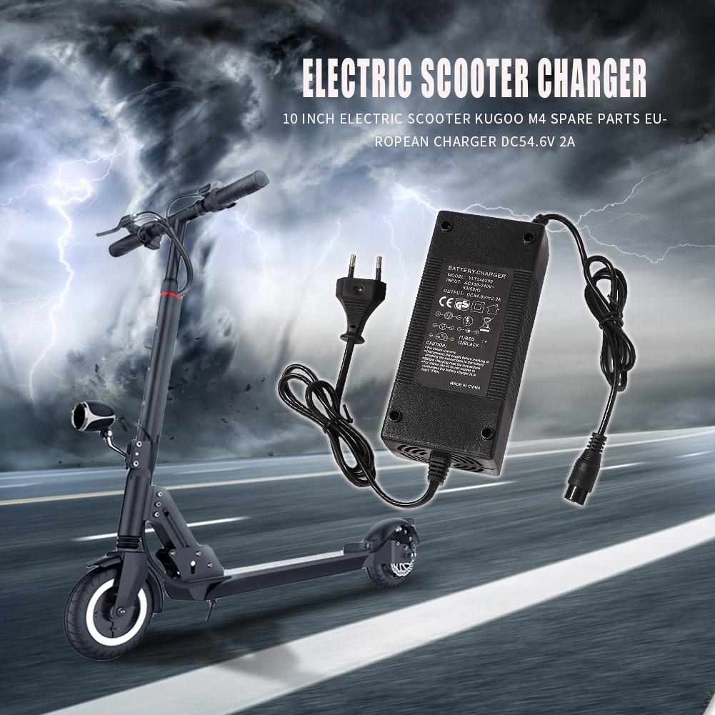 Bộ chuyển đổi sạc pin DC 54.6V 2A cho xe tay ga điện Kugoo M4 Kick Scooter