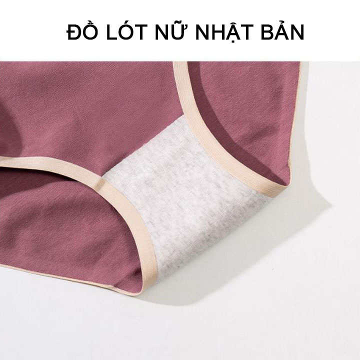 Combo 2 quần lót nữ Nhật Bản cotton tinh khiết kháng khuẩn thoải mái khi mặc