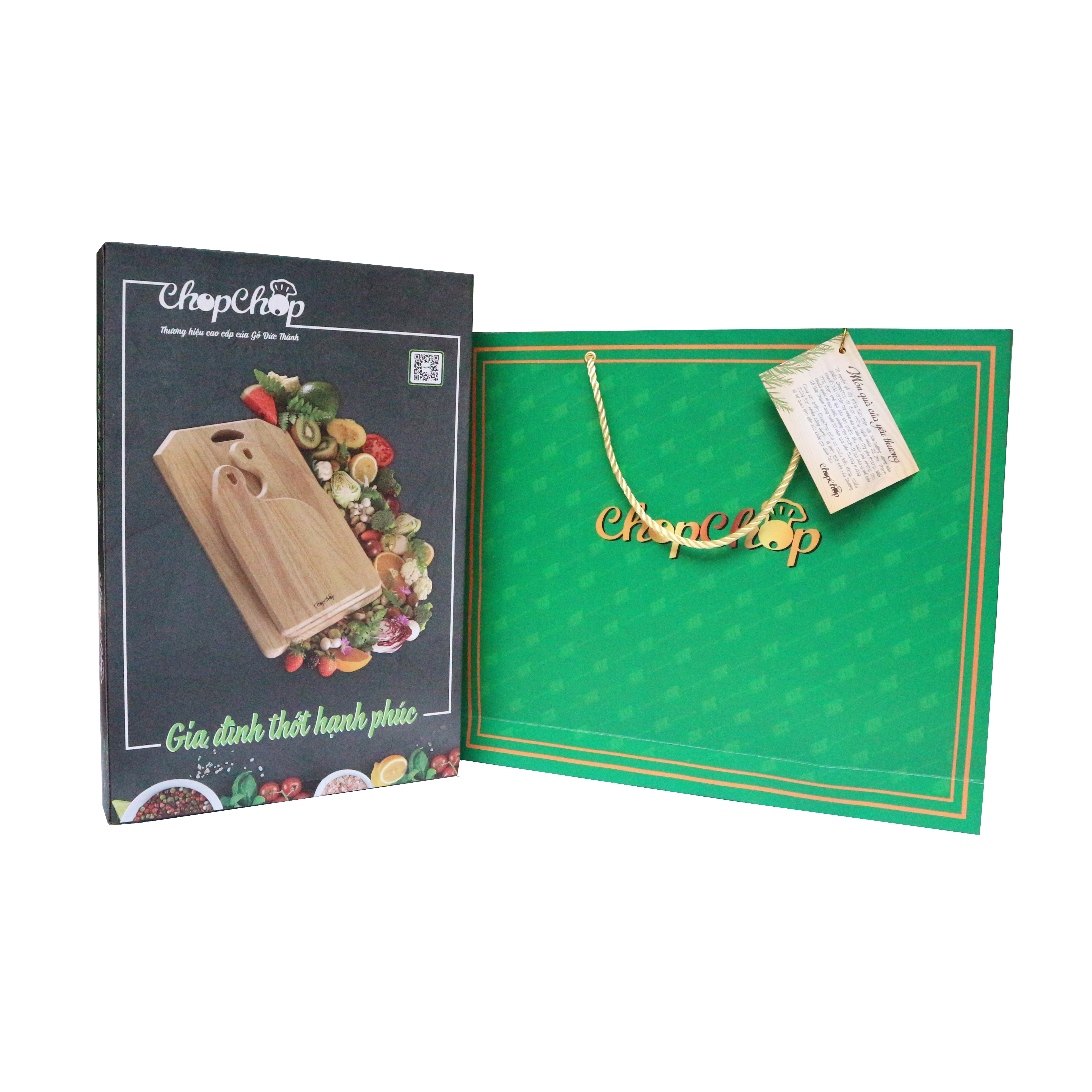 Bộ 3 Thớt Gia Đình Hạnh Phúc ChopChop - 04971-14971