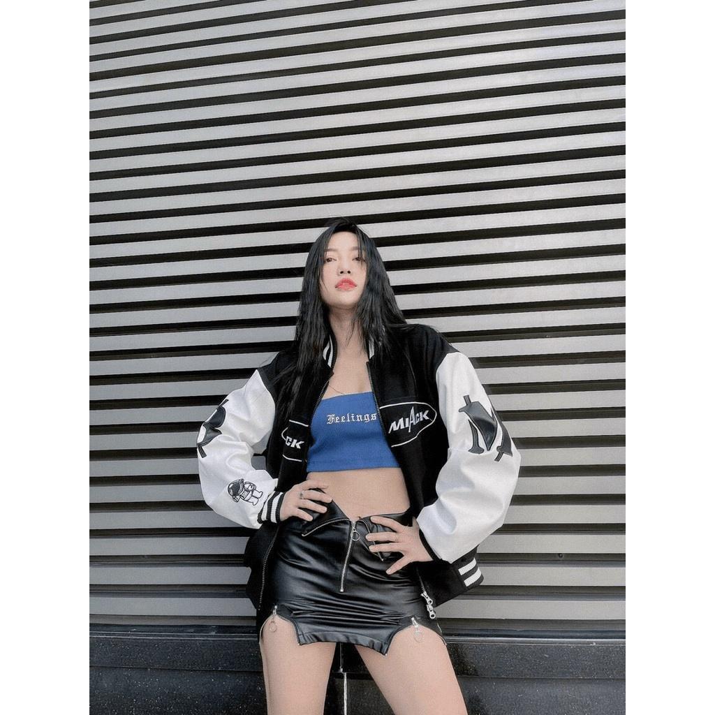 Áo khoác dù bomber unisex siêu chất