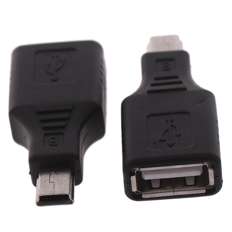 Mini USB Male to USB Female Bộ chuyển đổi kết nối Truyền dữ liệu đồng bộ OTG Adapter cho xe hơi AUX MP3 MP4 Máy tính bảng Điện thoại U-Disk Chiều dài cáp: 1 PC