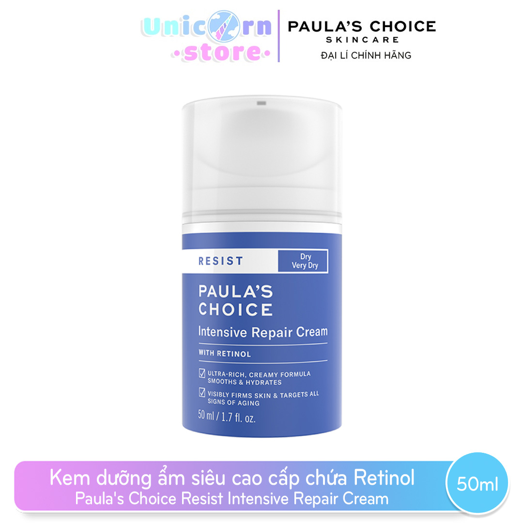 Kem dưỡng ẩm siêu cao cấp chứa Retinol Paula's Choice Resist Intensive Repair Cream 50ml