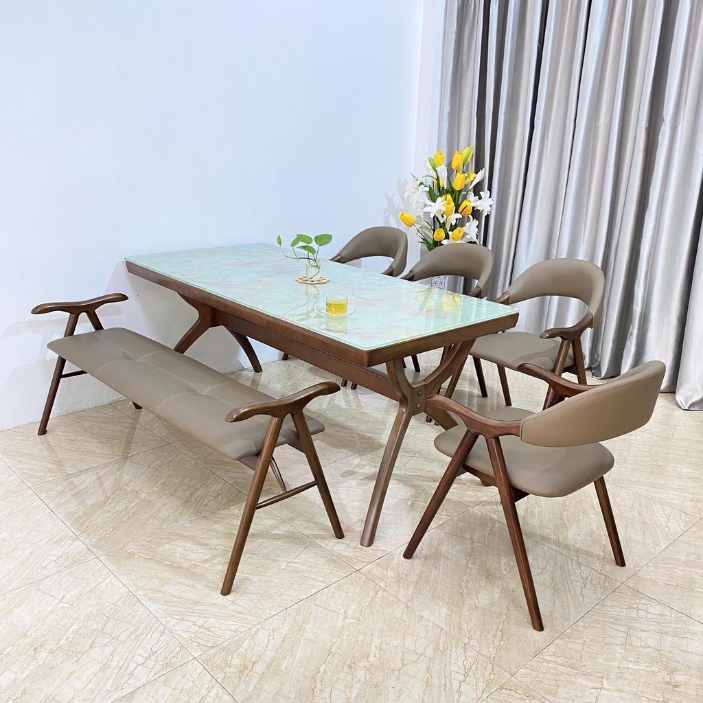 BỘ BÀN ĂN ĐÁ SUNNY-1m6