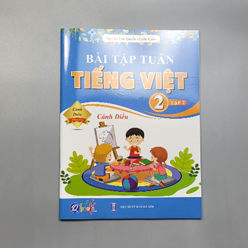 Bộ sách Bài tập tuần và Đề kiểm tra Toán, Tiếng Việt Lớp 2 kỳ 2 Cánh Diều. Qbooks